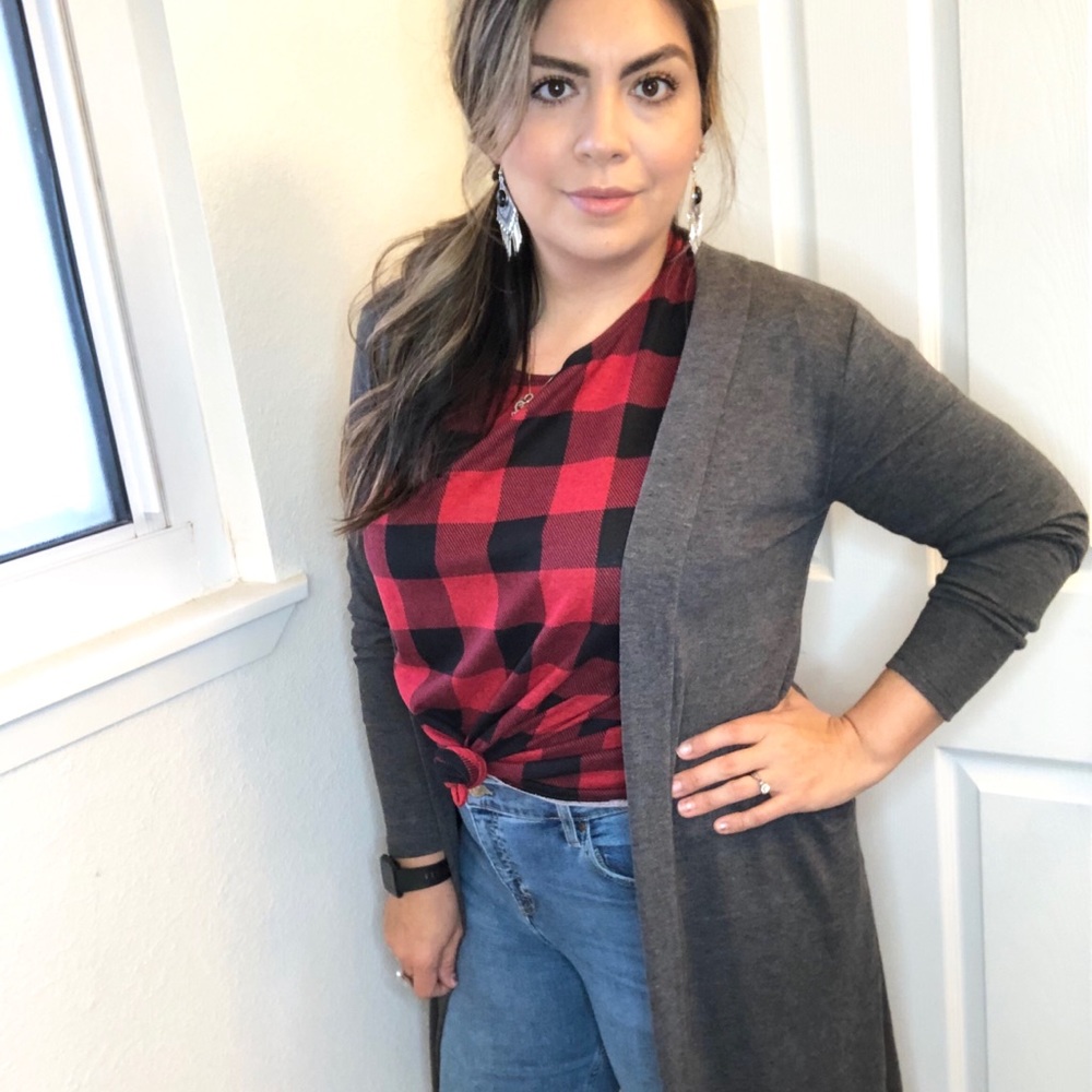 Red buffalo plaid